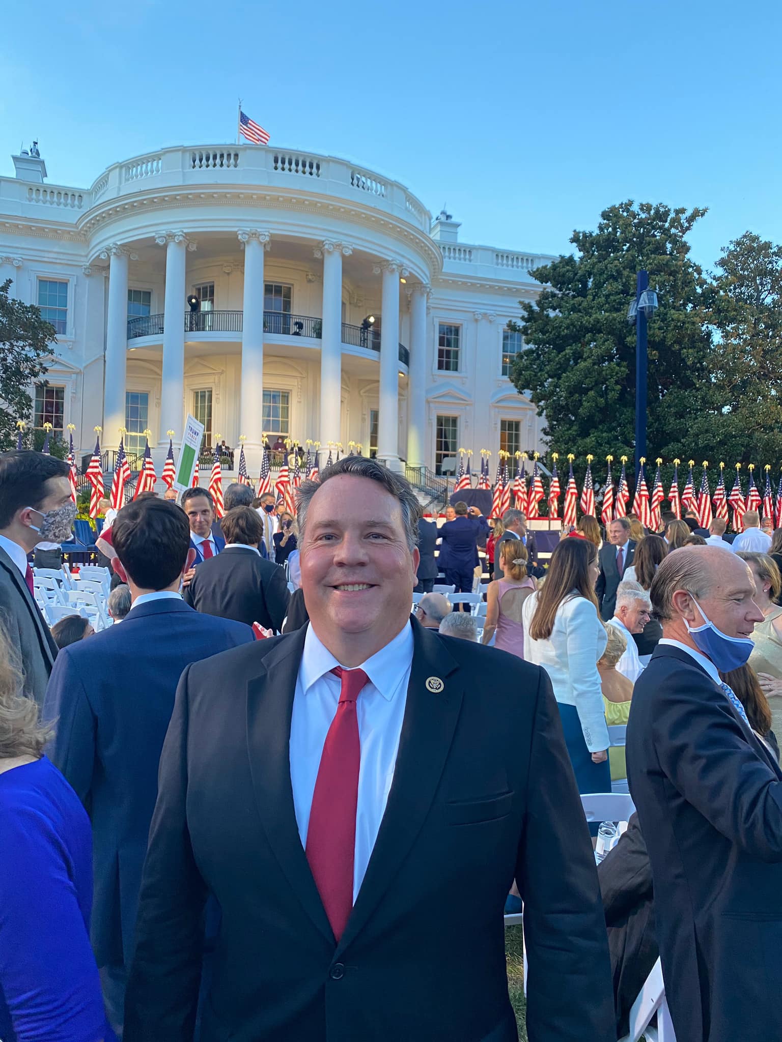 Alex on the White House Lawn